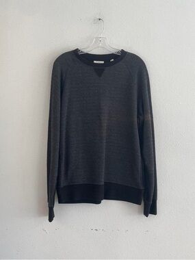 Billy Reid Charcoal Gray Men's Crewneck Sweater